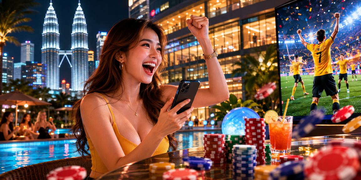 Pertaruhan sukan maya digital di Kuala Lumpur dengan suasana moden dan hiburan vip555