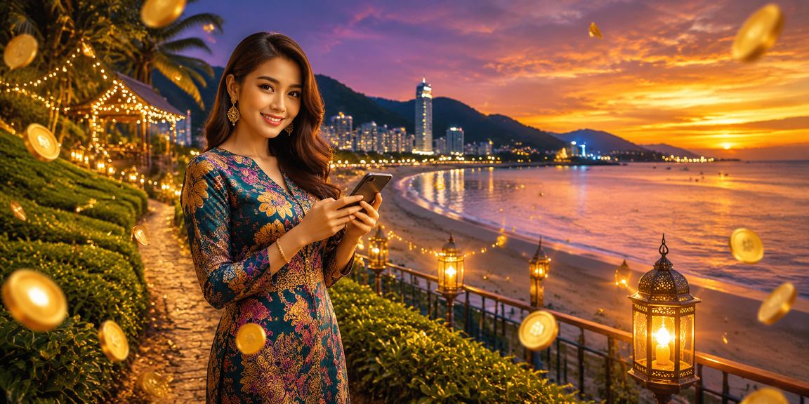 Pengguna kasino mudah alih Pulau Pinang menggunakan aplikasi vip555 Android untuk bermain dalam talian dengan batik